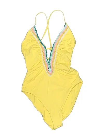 Pre-owned Isabella Rose One Piece Swimsuit In Yellow