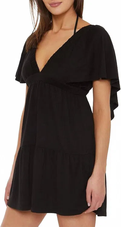Isabella Rose Palermo V-neck Plunge Dress In Black