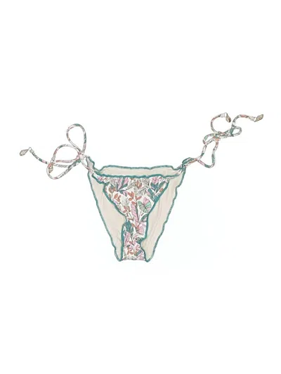 Pre-owned Isabella Rose Swimsuit Bottoms In Silver
