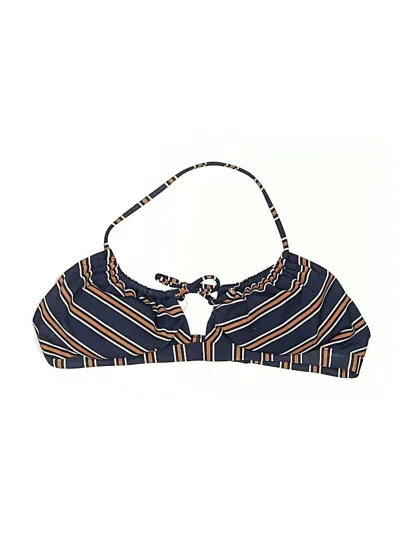 Pre-owned Isabella Rose Swimsuit Top Blue Swimwear