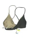Isabella Rose Swimsuit Top Gray Swimwear In Green