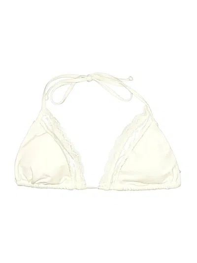 Pre-owned Isabella Rose Swimsuit Top Ivory Swimwear