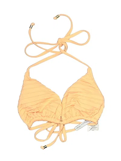 Pre-owned Isabella Rose Swimsuit Top Yellow Swimwear