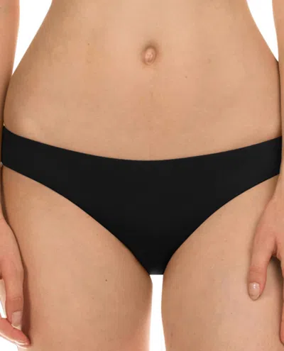 Isabella Rose Tahiti Cheeky Bikini Bottom In Isa Bali Hai Black In Multi