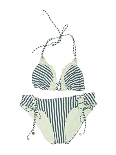 Isabella Rose Two Piece Swimsuit In Gray