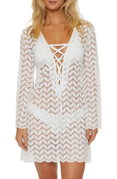 Isabella Rose Venice Cover-up Tunic In Cloud