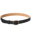 Isabella Rosetti Anna Leather Belt In Black