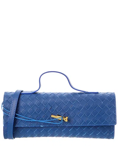 ISABELLA ROSETTI ISABELLA ROSETTI FAYE HAND-WOVEN LEATHER CLUTCH