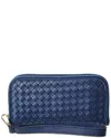 Isabella Rosetti Nora Hand-woven Leather Clutch