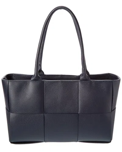 Isabella Rosetti Suki Woven Leather Shoulder Bag