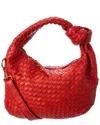 Isabella Rosetti Sylvie Hand-woven Leather Shoulder Bag