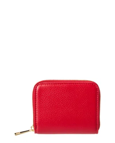 Isabella Rosetti Yara Leather Wallet In Red