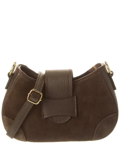 Isabella Rossetti Aida27 Leather Shoulder Bag In Brown
