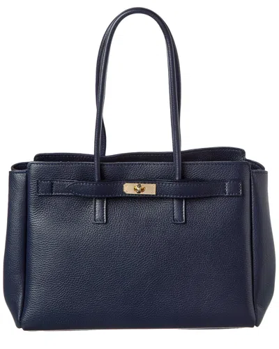 Isabella Rossetti Arden Leather Handbag In Pattern