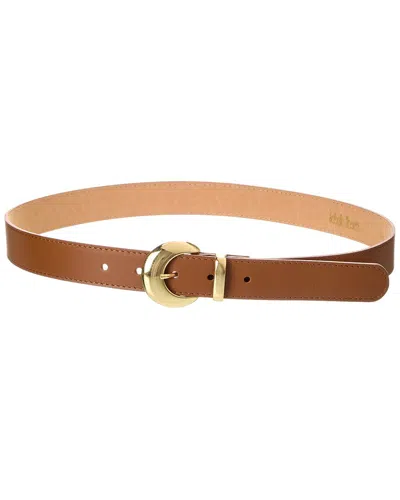 Isabella Rossetti Capucine Leather Belt In Brown