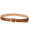 Isabella Rossetti Capucine Leather Belt In Brown