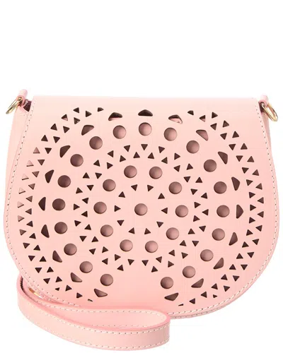 Isabella Rossetti Charlotte27 Leather Shoulder Bag In Pink