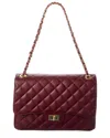 Isabella Rossetti Danielle Quilted Leather Shoulder Bag In Red