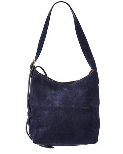 Isabella Rossetti Erica Suede Tote In Blue
