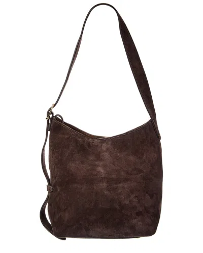Isabella Rossetti Erica Suede Tote In Brown