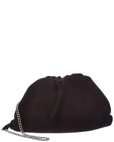 Isabella Rossetti Halle Leather Clutch In Black
