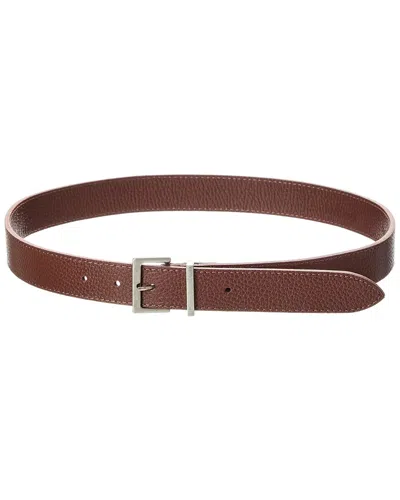 Isabella Rossetti Harlow Leather Belt In Brown