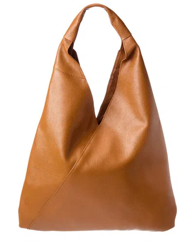 Isabella Rossetti Hazel27 Leather Shoulder Bag In Orange