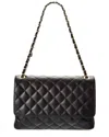 Isabella Rossetti Irene Quilted Leather Shoulder Bag In Black