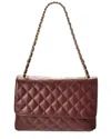 Isabella Rossetti Irene Quilted Leather Shoulder Bag In Brown