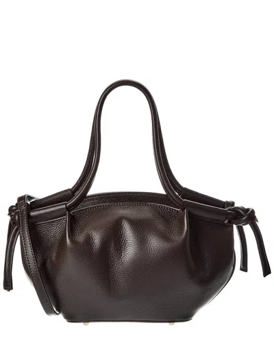 Isabella Rossetti Jolene27 Leather Shoulder Bag In Brown