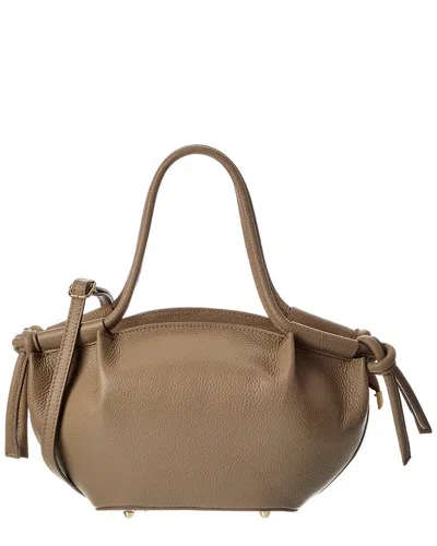 Isabella Rossetti Jolene27 Leather Shoulder Bag In Brown