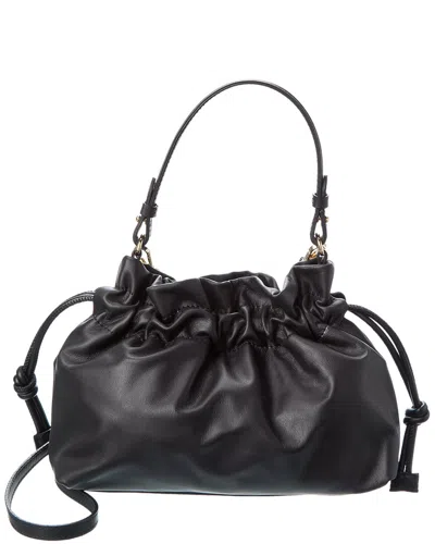 Isabella Rossetti Layla Leather Handbag In Black