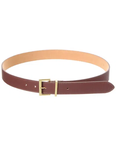 Isabella Rossetti Liora Leather Belt In Brown
