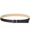 Isabella Rossetti Marina Leather Belt In Black