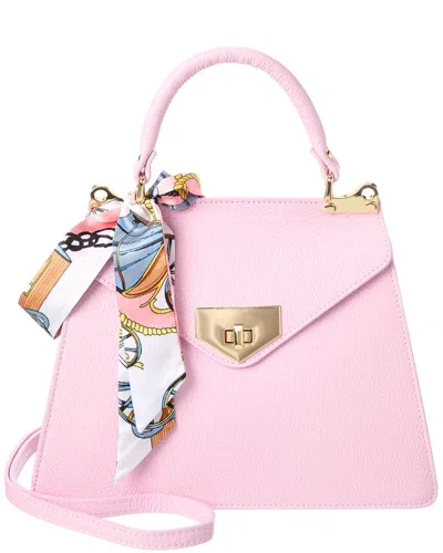 Isabella Rossetti Maxine27 Leather Satchel In Pink