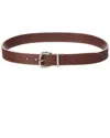 Isabella Rossetti Olivia Leather Belt In Brown