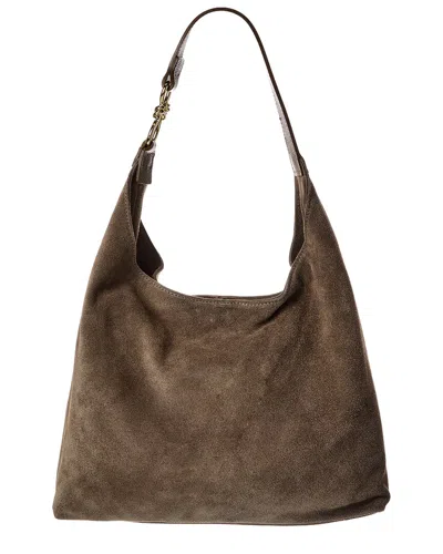Isabella Rossetti Ophelia27 Suede Tote In Brown
