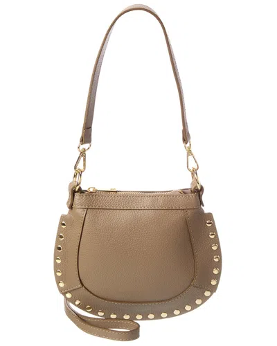 Isabella Rossetti Riley27 Leather Shoulder Bag In Grey