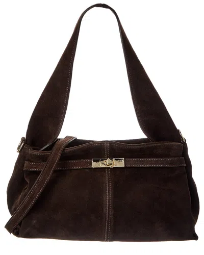 Isabella Rossetti Rodeo27 Suede Tote In Brown