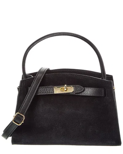 Isabella Rossetti Structured Daisy Tote In Black