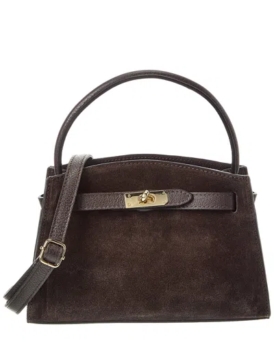 Isabella Rossetti Structured Daisy Tote In Brown