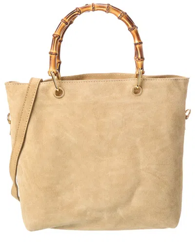Isabella Rossetti Thea27 Leather Tote In Beige