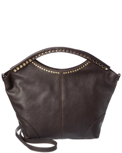 Isabella Rossetti Vera 27 Leather Tote In Brown