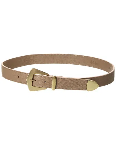 Isabella Rossetti Wynn Leather Belt In Gray