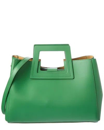 Isabella Rossetti Yara27 Leather Tote In Green