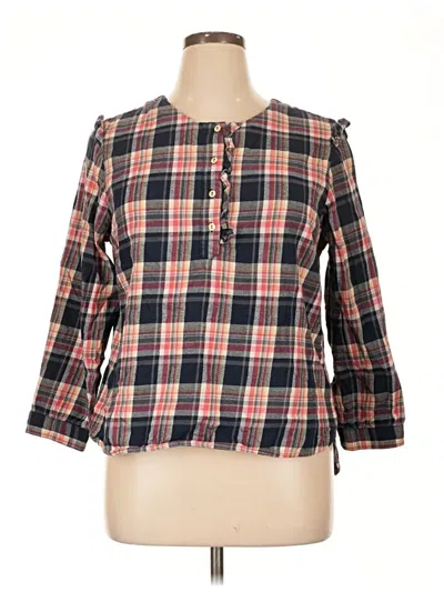 Pre-owned Isabella Sinclair 3/4 Sleeve Blouse In Black