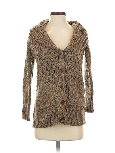 Pre-owned Isabella Sinclair Cardigan Sweater In Brown
