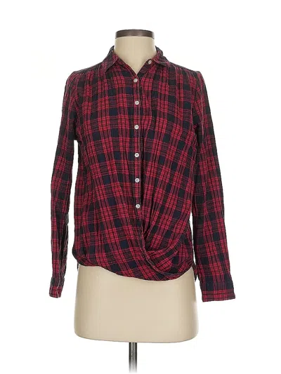 Pre-owned Isabella Sinclair Long Sleeve Blouse In Red