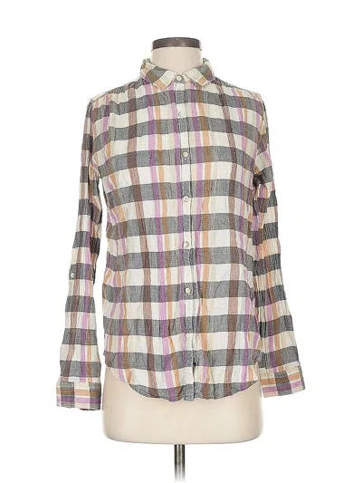 Pre-owned Isabella Sinclair Long Sleeve Button Down Shirt In Gray