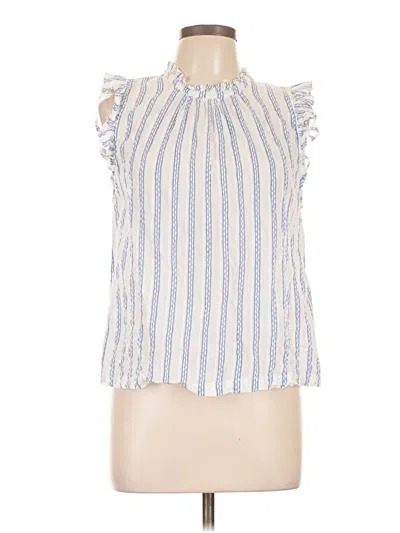 Pre-owned Isabella Sinclair Sleeveless Blouse In Blue